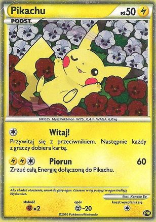 Pikachu (Polish) 0PW [Pikachu World Collection Promos]  - Holofoil