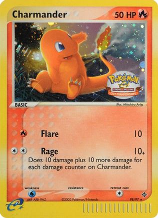 Charmander 098/97 [League & Championship Cards]  - Holofoil