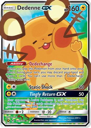 Dedenne GX 195a/214 [Alternate Art Promos]  - Holofoil