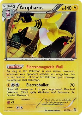 Ampharos 040/124 [Blister Exclusives]  - Holofoil