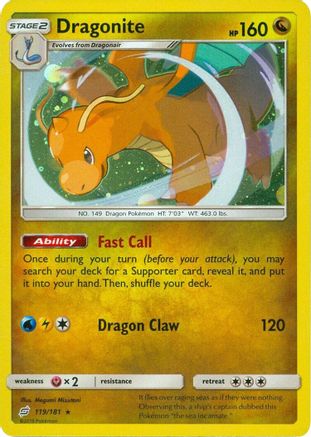 Dragonite 119/181 [Miscellaneous Cards & Products]  - Holofoil