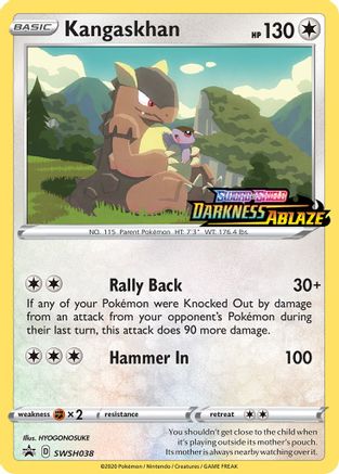 Kangaskhan SWSH038 [SWSH Sword & Shield Promo Cards]  - Holofoil