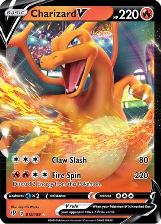Charizard V 019/189 [SWSH03 Darkness Ablaze]  - Holofoil