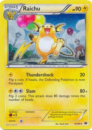 Raichu 040/99 [Blister Exclusives]  - Holofoil