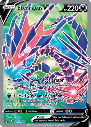 Eternatus V SWSH044 [SWSH Sword & Shield Promo Cards]  - Holofoil