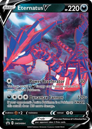 Eternatus V SWSH064 [SWSH Sword & Shield Promo Cards]  - Holofoil