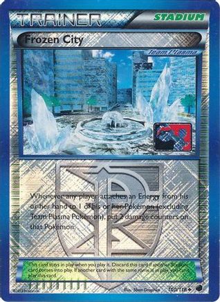 Frozen City (Team Plasma) 100/116 [League & Championship Cards]  - Reverse Holofoil