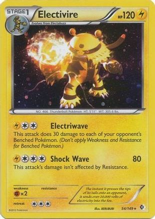 Electivire 054/149 [Blister Exclusives]  - Holofoil
