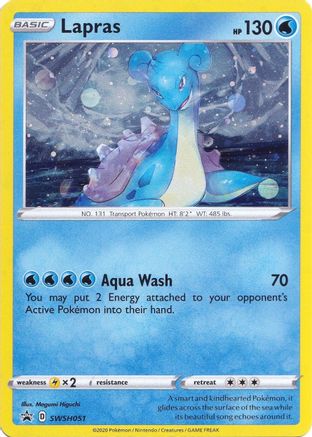 Lapras SWSH051 [SWSH Sword & Shield Promo Cards]  - Holofoil