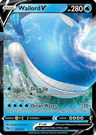 Wailord V 013/73 [Champions Path]  - Holofoil