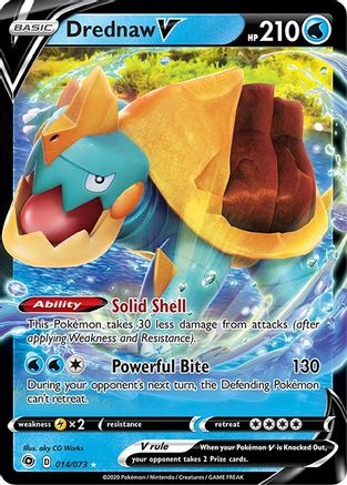 Drednaw V 014/73 [Champions Path]  - Holofoil