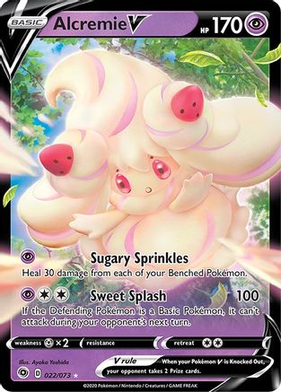 Alcremie V 022/73 [Champions Path]  - Holofoil