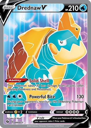 Drednaw V (Full Art) 069/73 [Champions Path]  - Holofoil