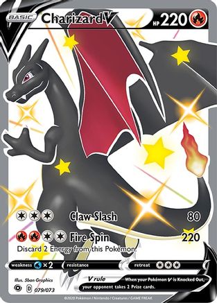 Charizard V (Secret) 079/73 [Champions Path]  - Holofoil