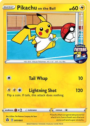 Pikachu on the Ball 001/005 [Miscellaneous Cards & Products]