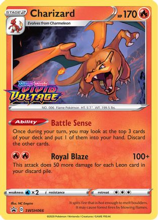 Charizard SWSH066 [SWSH Sword & Shield Promo Cards]  - Holofoil