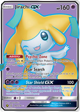 Jirachi GX 79a/236 [Alternate Art Promos]  - Holofoil