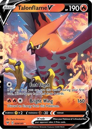 Talonflame V 029/185 [SWSH04 Vivid Voltage]  - Holofoil