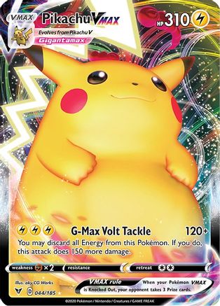 Pikachu VMAX 044/185 [SWSH04 Vivid Voltage]  - Holofoil