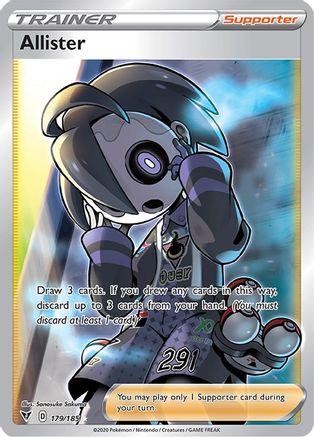 Allister (Full Art) 179/185 [SWSH04 Vivid Voltage]  - Holofoil