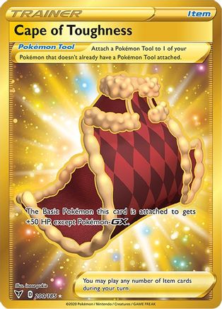 Cape of Toughness (Secret) 200/185 [SWSH04 Vivid Voltage]  - Holofoil