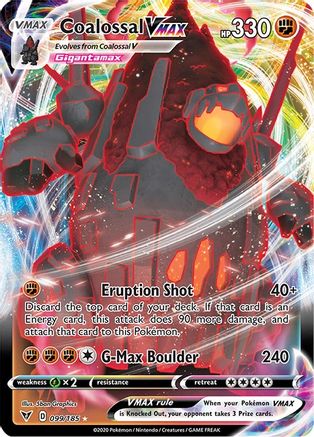 Coalossal VMAX 099/185 [SWSH04 Vivid Voltage]  - Holofoil