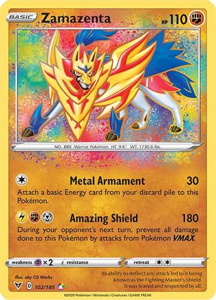 Zamazenta 102 [SWSH04 Vivid Voltage]  - Holofoil