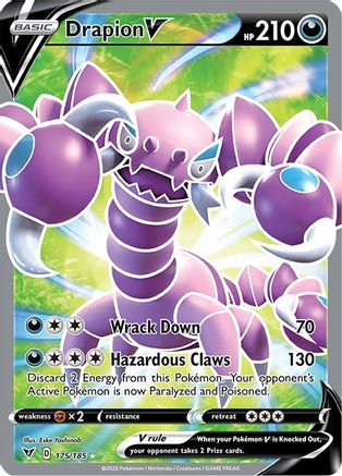 Drapion V (Full Art) 175/185 [SWSH04 Vivid Voltage]  - Holofoil