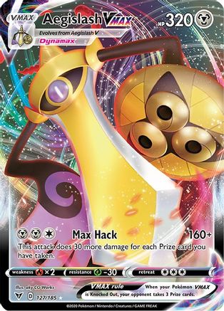 Aegislash VMAX 127/185 [SWSH04 Vivid Voltage]  - Holofoil