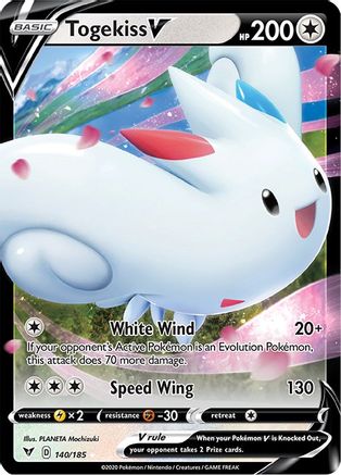 Togekiss V 140/185 [SWSH04 Vivid Voltage]  - Holofoil