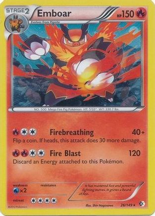 Emboar 026/149 [Blister Exclusives]  - Holofoil