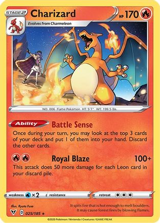 Charizard 025/185 [Deck Exclusives]  - Holofoil