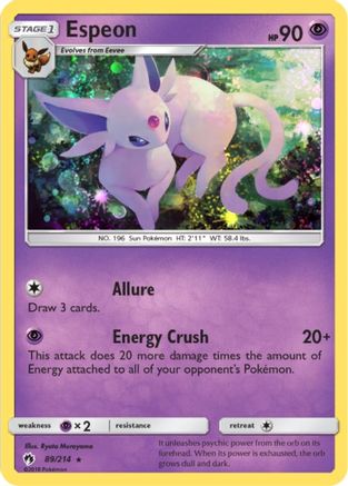 Espeon 089/214 [Blister Exclusives]  - Holofoil