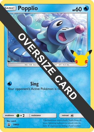 Popplio SM03/03 [First Partner Pack]
