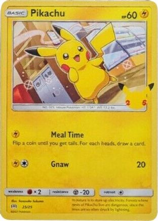 Pikachu 025/25 [McDonalds 25th Anniversary Promos]
