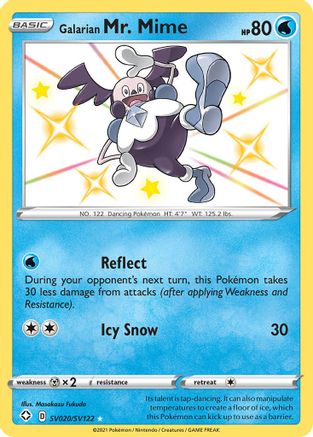 Galarian Mr. Mime SV020/SV122 [Shining Fates Shiny Vault]  - Holofoil