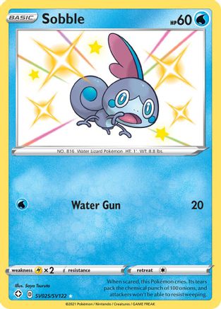 Sobble SV025/SV122 [Shining Fates Shiny Vault]  - Holofoil