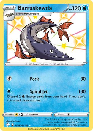Barraskewda SV032/SV122 [Shining Fates Shiny Vault]  - Holofoil