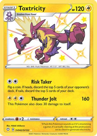 Toxtricity SV042/SV122 [Shining Fates Shiny Vault]  - Holofoil
