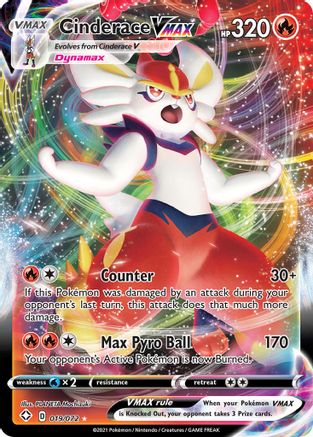 Cinderace VMAX 019/072 [Shining Fates]  - Holofoil