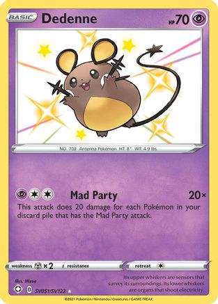 Dedenne SV051/SV122 [Shining Fates Shiny Vault]  - Holofoil