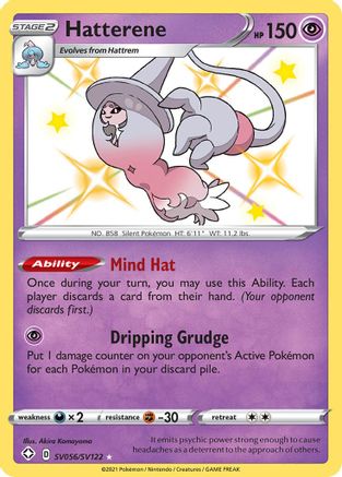 Hatterene SV056/SV122 [Shining Fates Shiny Vault]  - Holofoil