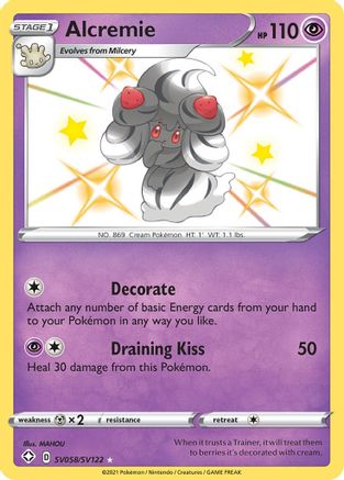Alcremie SV058/SV122 [Shining Fates Shiny Vault]  - Holofoil