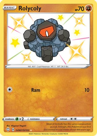 Rolycoly SV067/SV122 [Shining Fates Shiny Vault]  - Holofoil