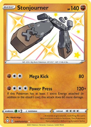 Stonjourner SV075/SV122 [Shining Fates Shiny Vault]  - Holofoil
