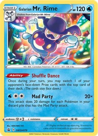 Galarian Mr. Rime SWSH079 [SWSH Sword & Shield Promo Cards]  - Holofoil