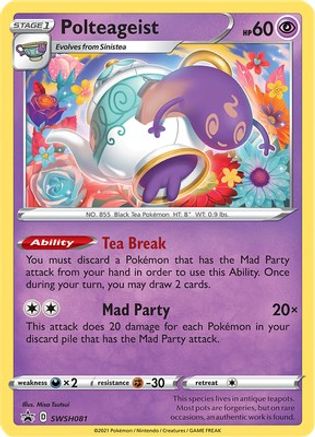 Polteageist SWSH081 [SWSH Sword & Shield Promo Cards]  - Holofoil