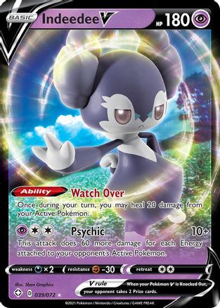 Indeedee V 039/072 [Shining Fates]  - Holofoil