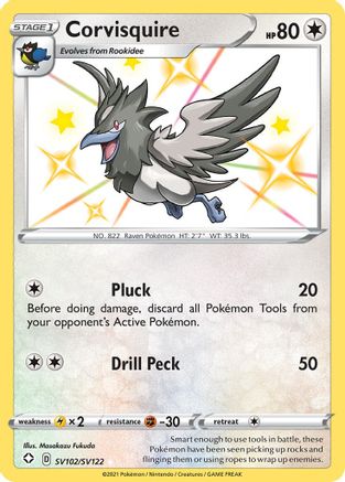 Corvisquire SV102/SV122 [Shining Fates Shiny Vault]  - Holofoil
