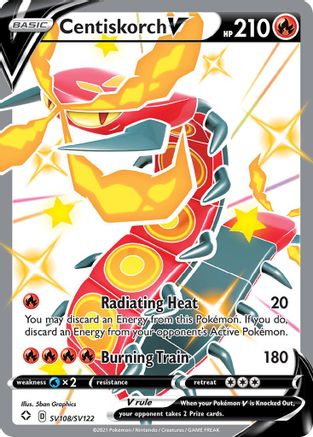 Centiskorch V SV108/SV122 [Shining Fates Shiny Vault]  - Holofoil
